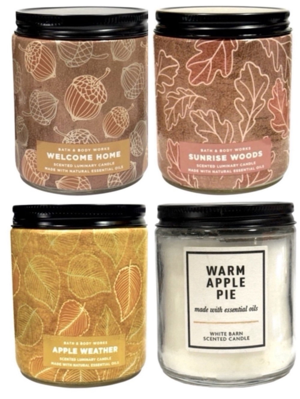 4 Bath and Body Works Candle